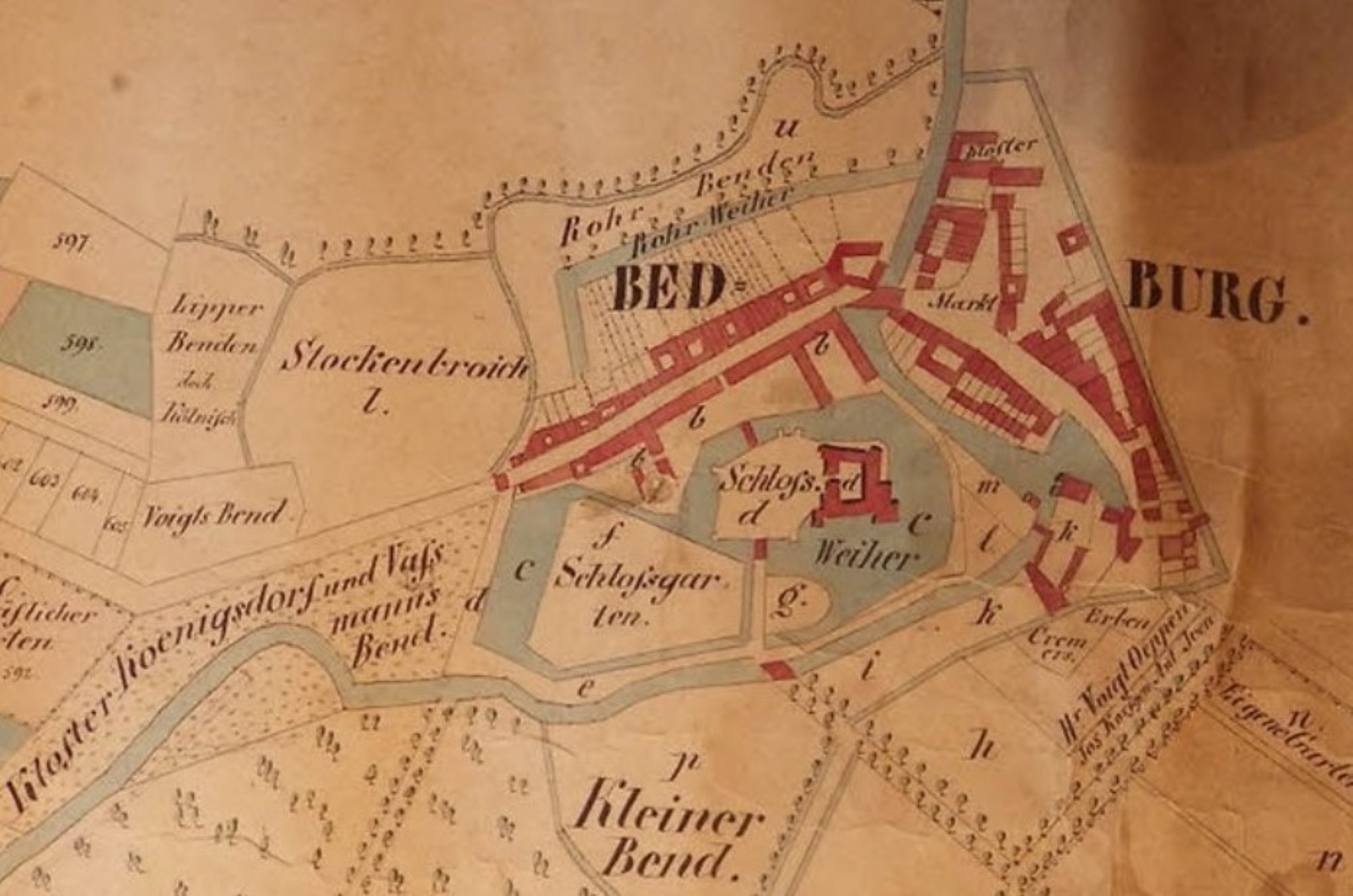 Stadtkarte von 1772